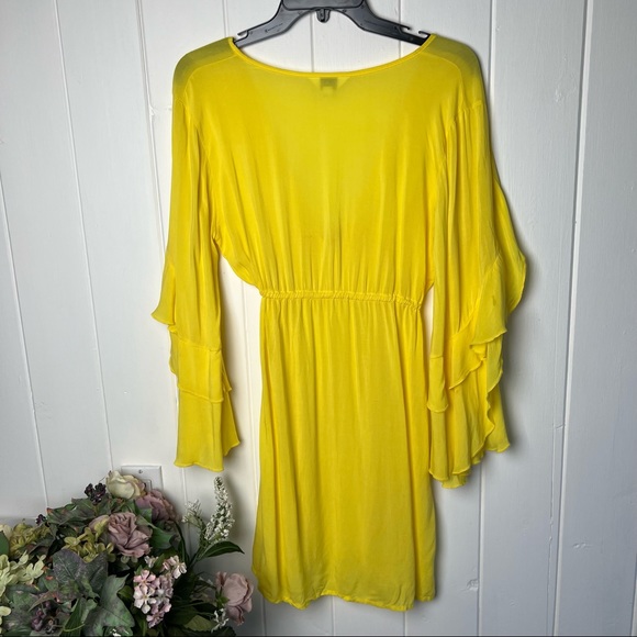- Elan Bright Yellow Beach Cover Up - Picture 3 of 9